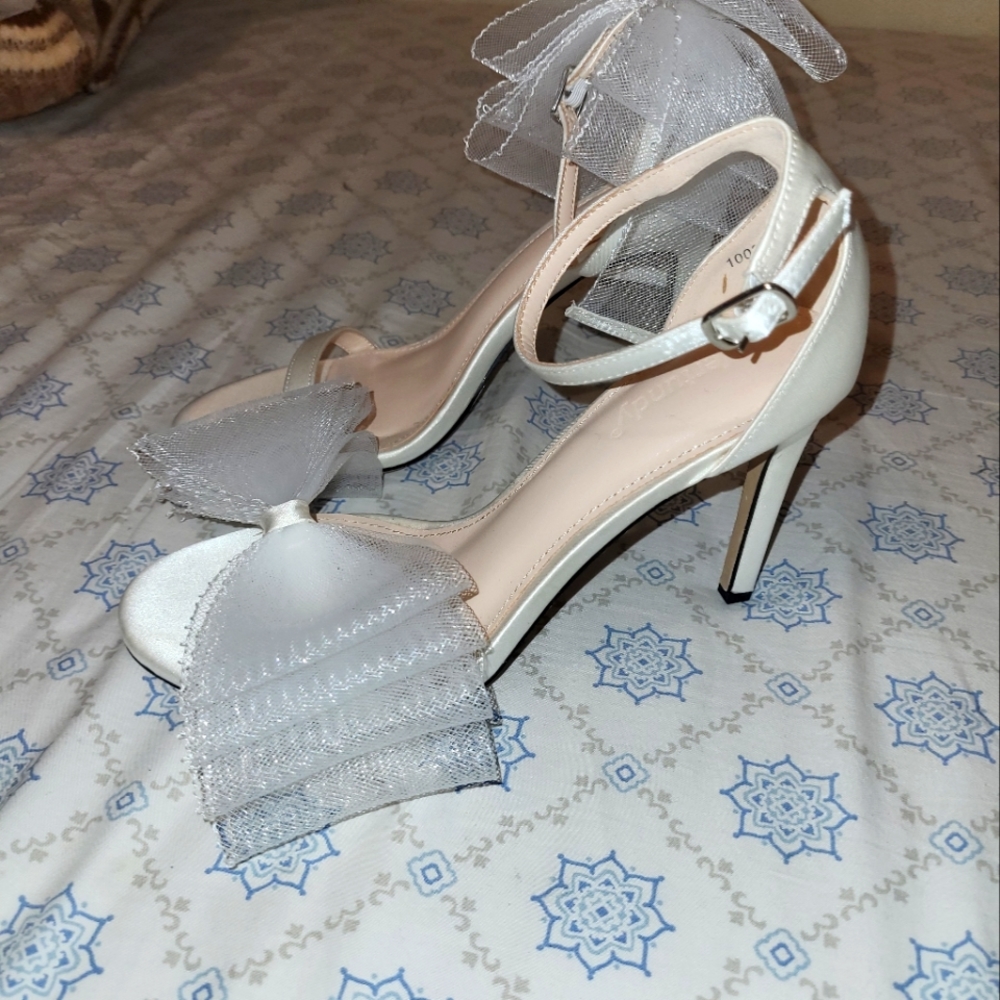 Vertundy Women's Stiletto High Heeled Sandals With Asymmetric Lace Mesh